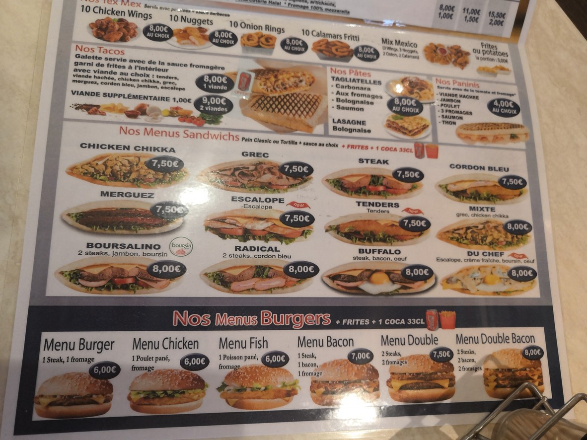 Bella Pizza menu 2