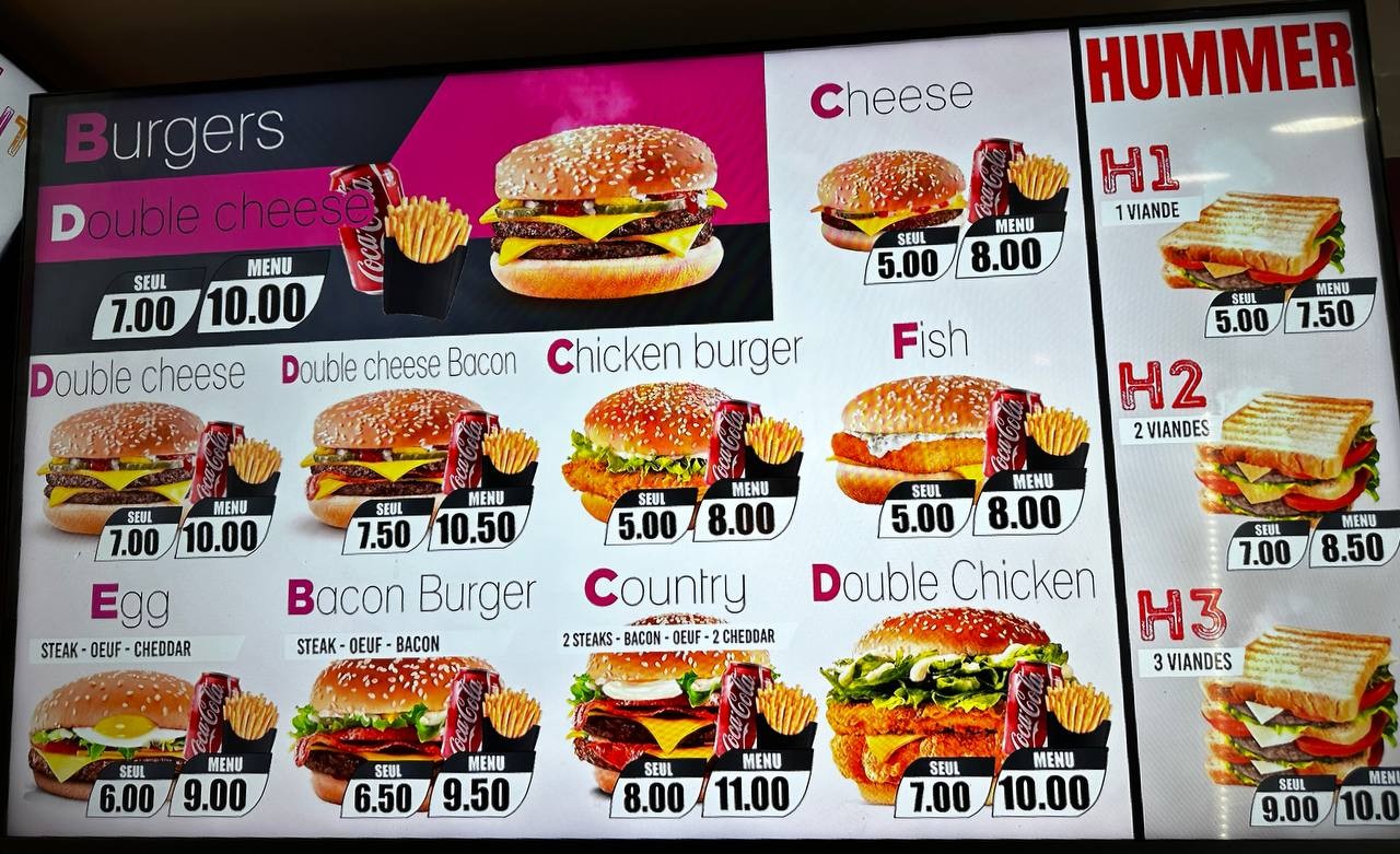 Mac Doner menu 3
