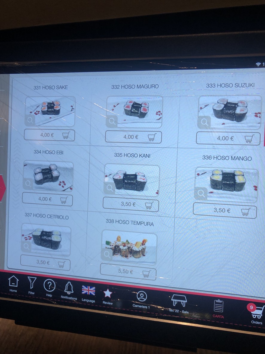 Ristorante cinese giapponese La luce menu 3