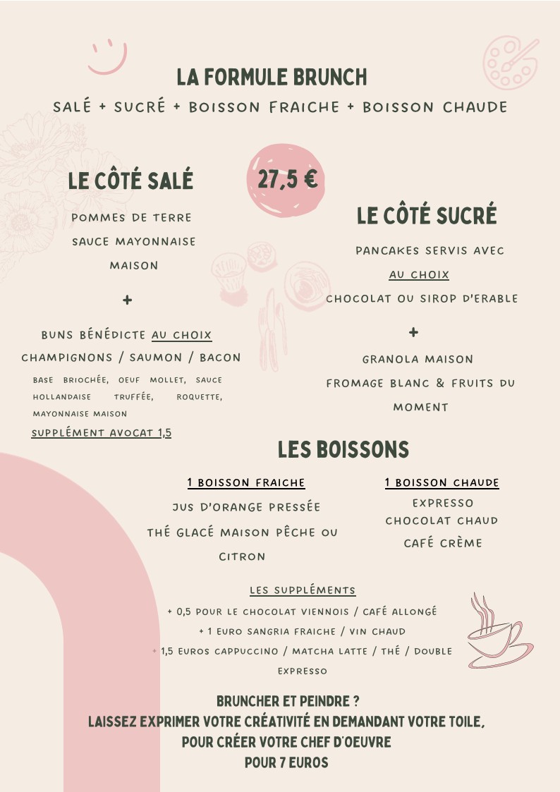 Le Mademoiselle menu 3