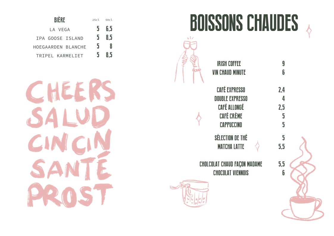Le Mademoiselle menu 8