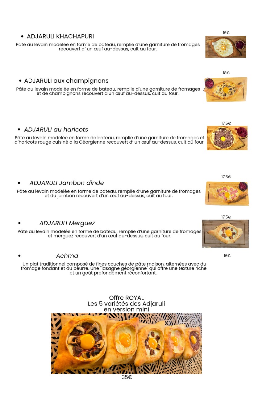 BOUBOU menu 2