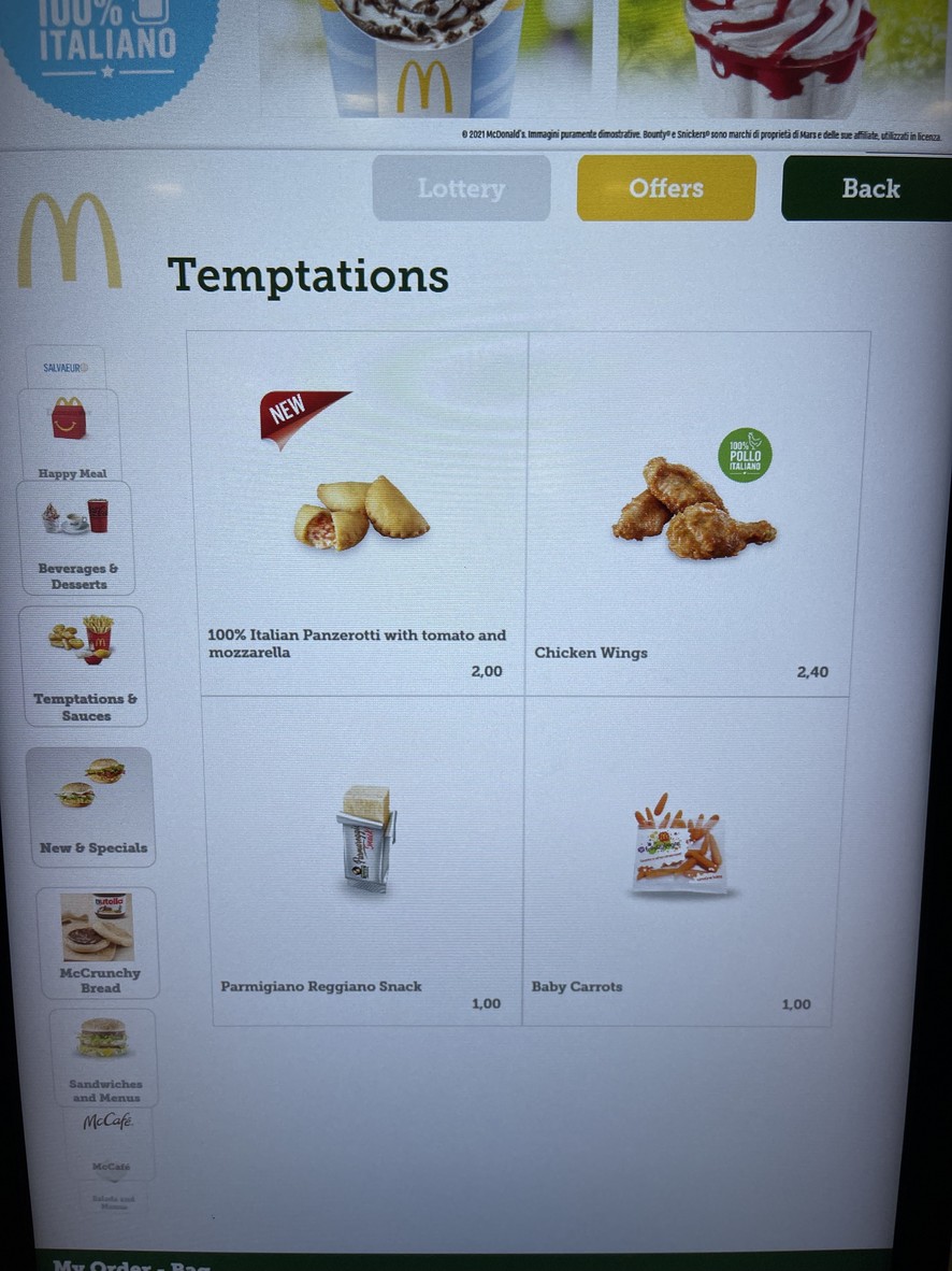 McDonald's menu 2