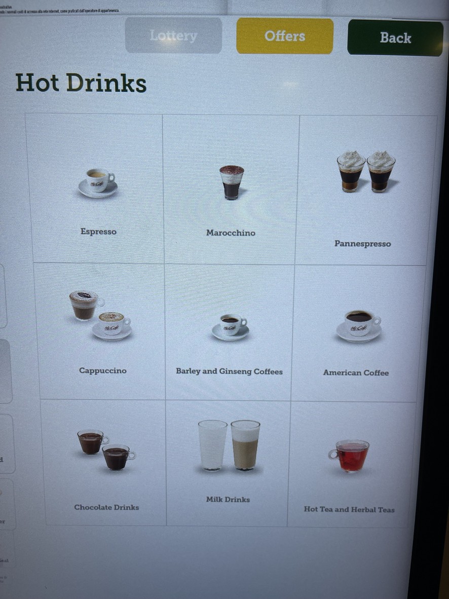 McDonald's menu 3