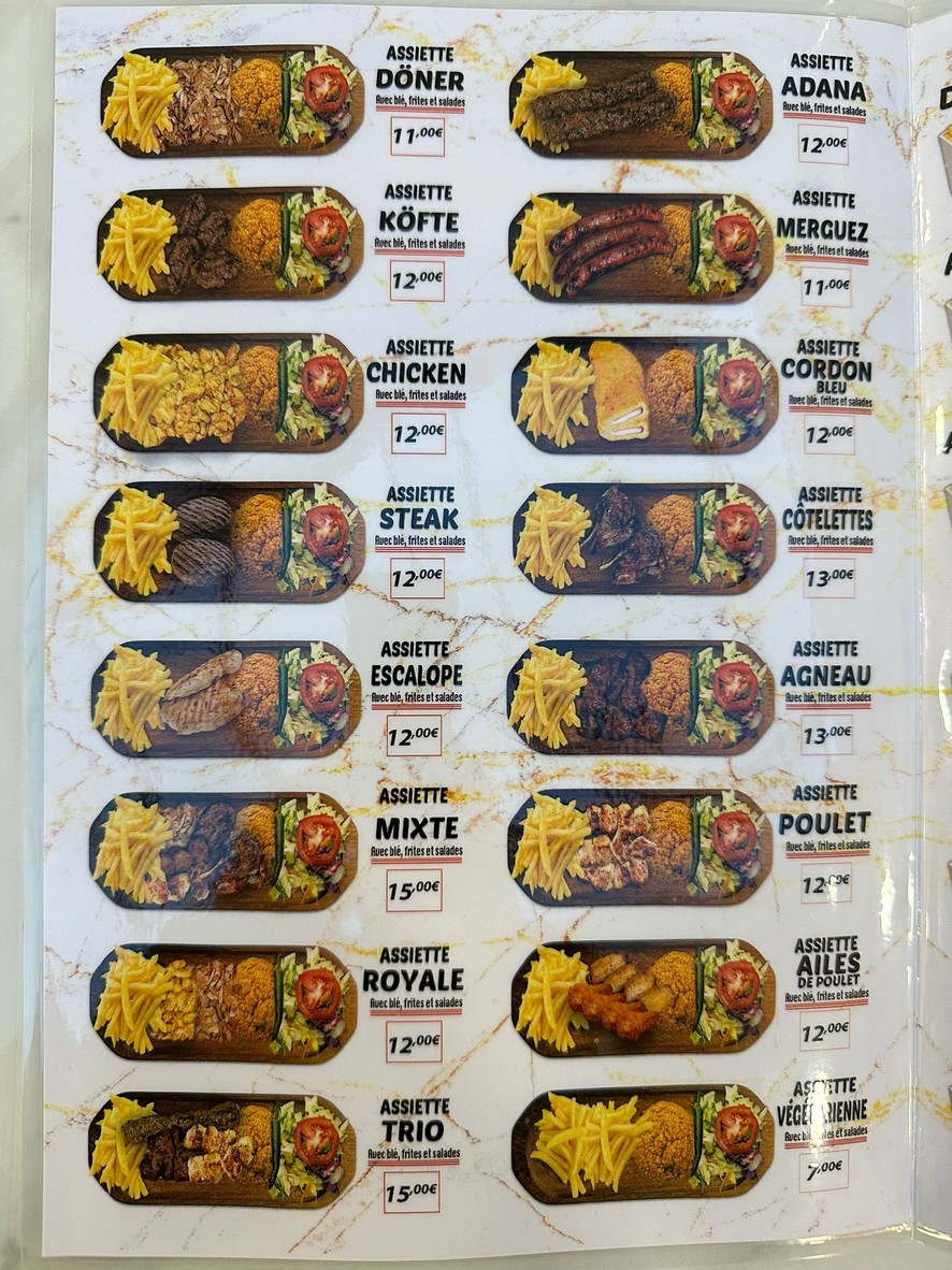 PLANET ISTANBUL menu 2