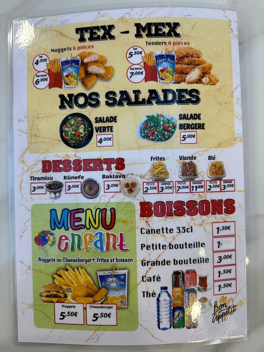 PLANET ISTANBUL menu 3