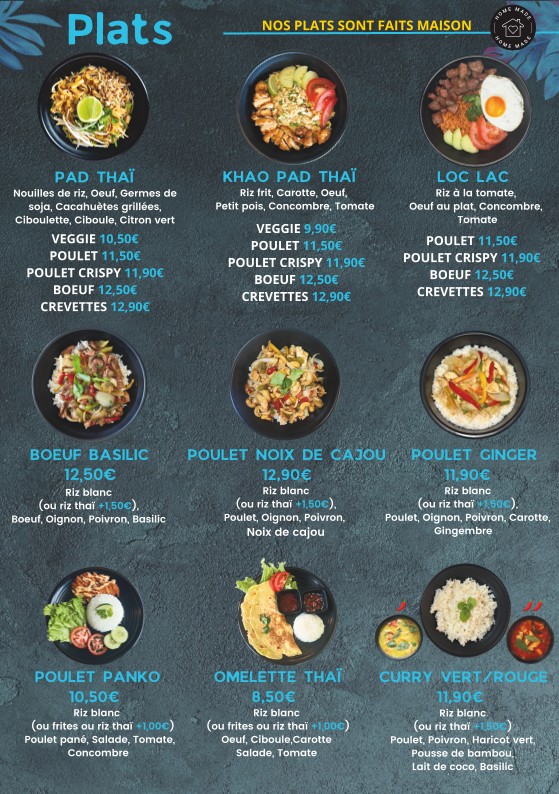 BEMO Thaï Jap & Bao menu 4