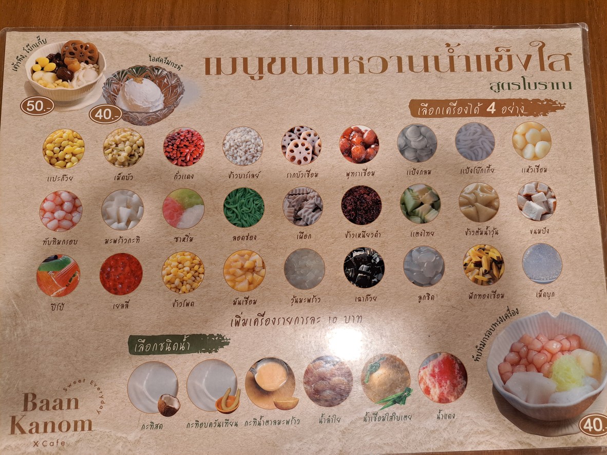 Baan Khanom Sukhumvit 71 menu 2