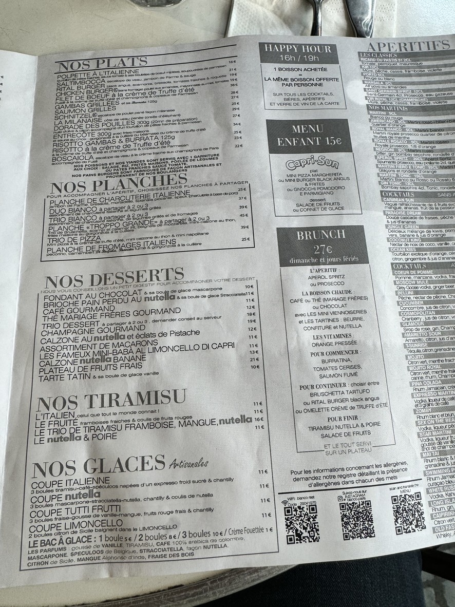 Bianco menu 2