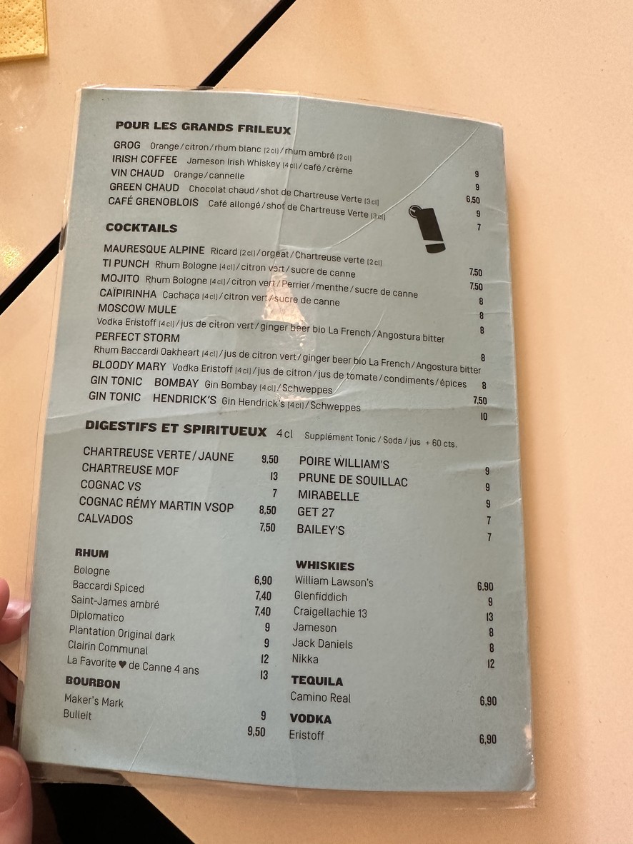 3 Pièces Cuisine menu 4