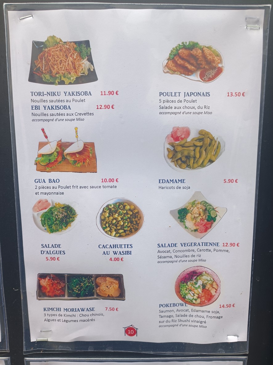 Sakura menu 3