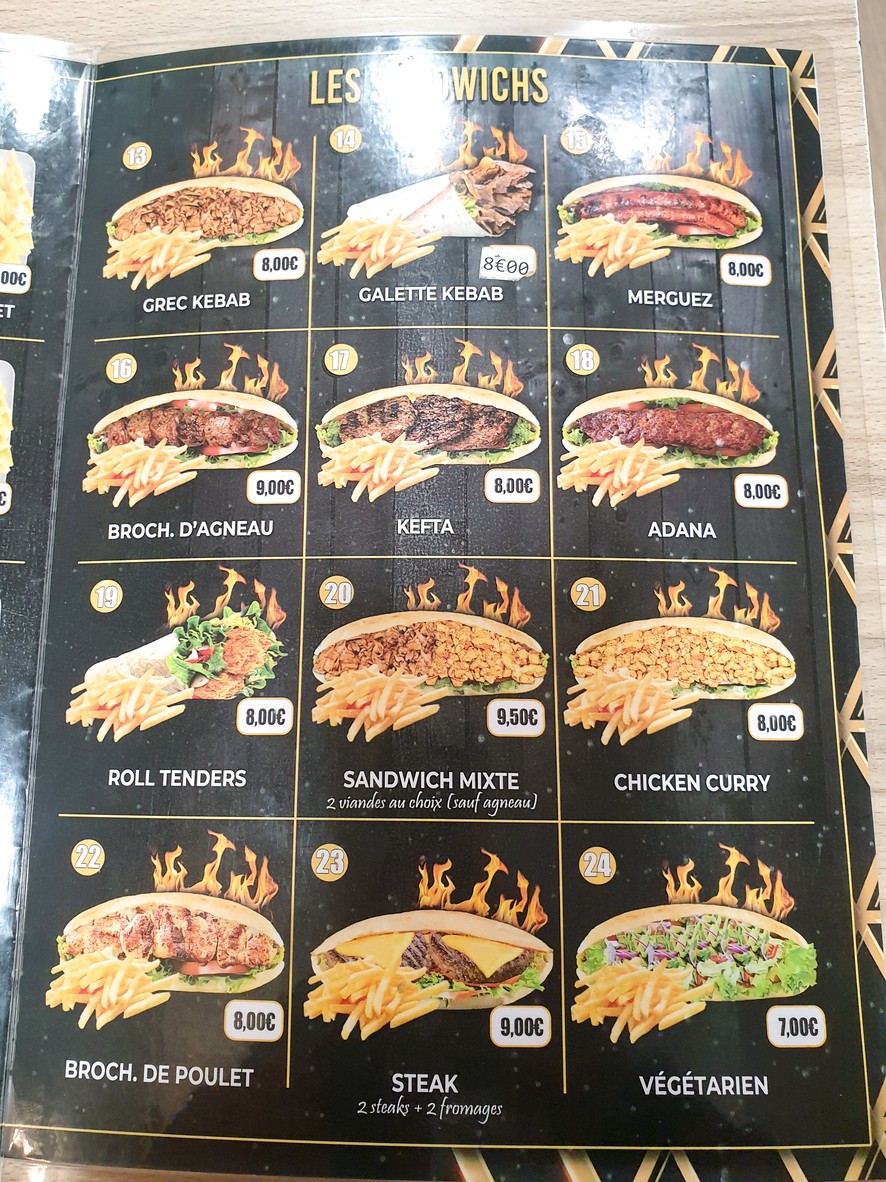 Restaurant bodrum menu 2