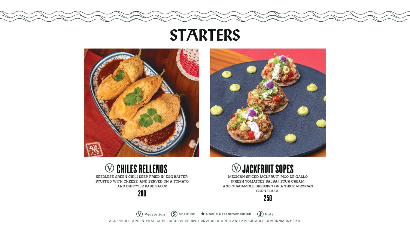 El Santo Restaurant and Bar menu 1