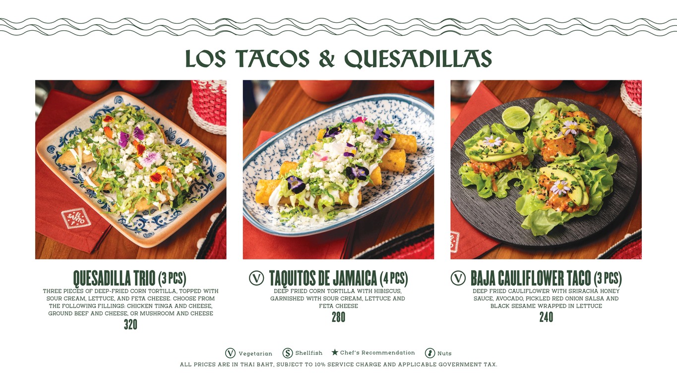 El Santo Restaurant and Bar menu 5