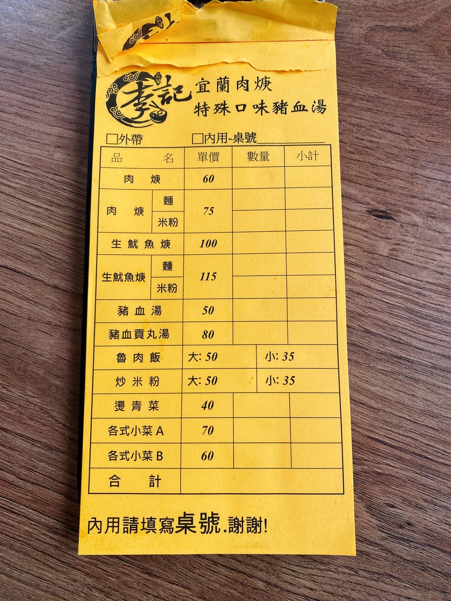 Zheng Lao Pai You Yu Ping menu 1