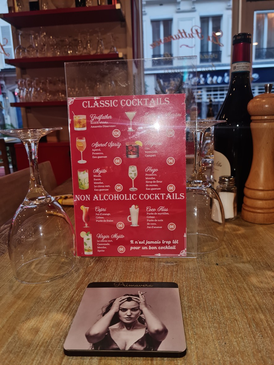 La Puttanesca menu 3