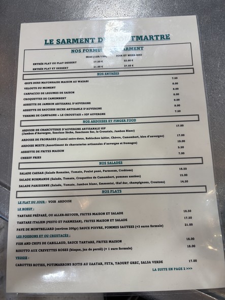le sarment de montmartre