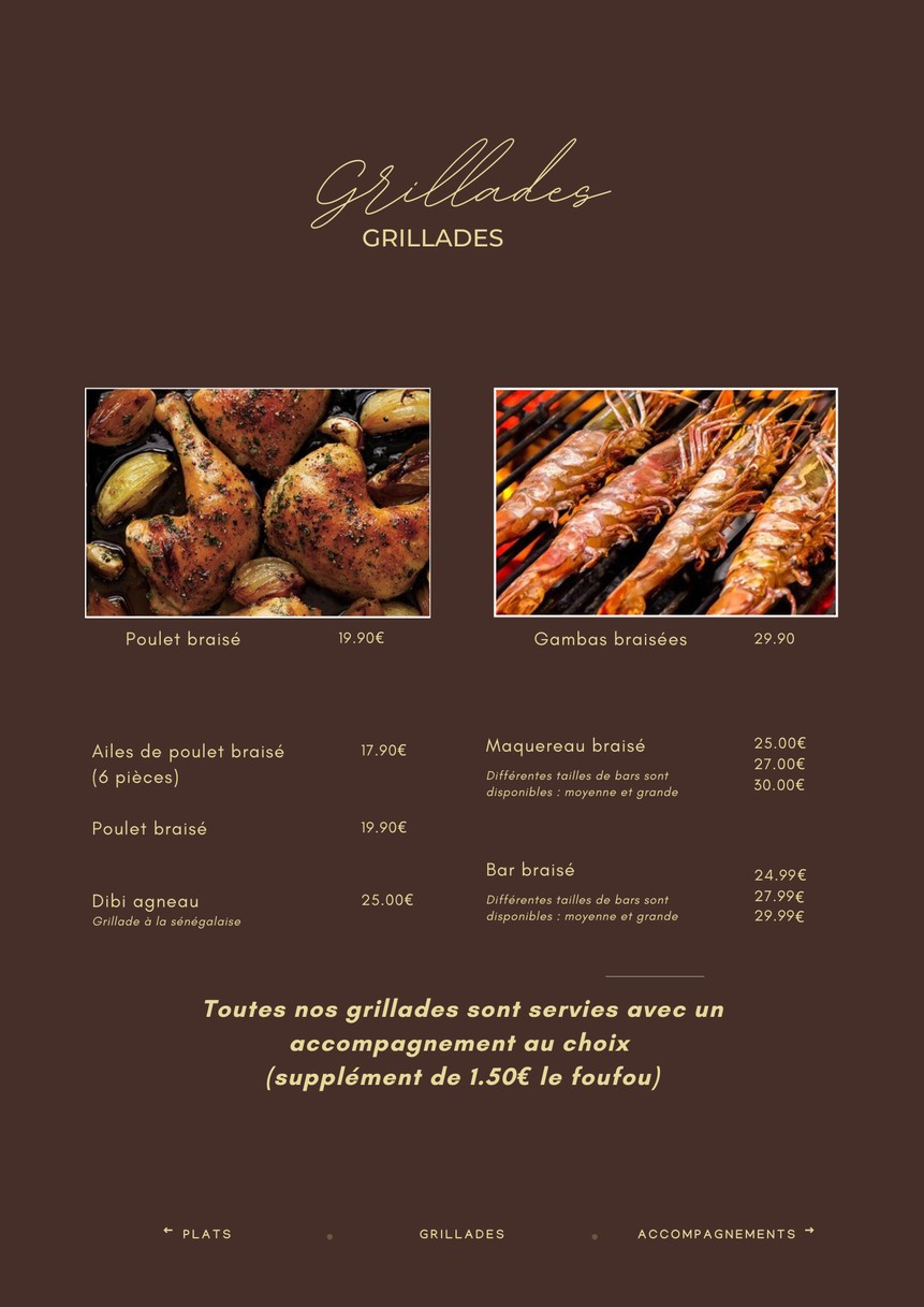 Restaurant Bana Lounge menu 3