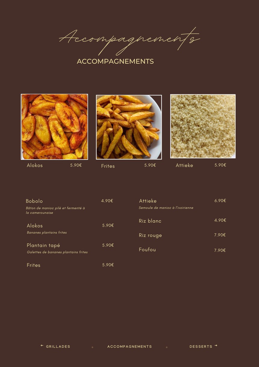 Restaurant Bana Lounge menu 4