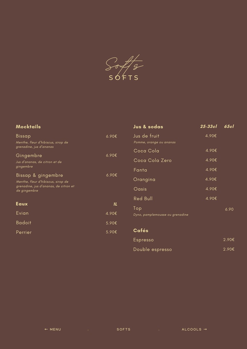 Restaurant Bana Lounge menu 6