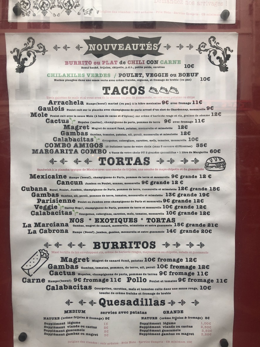 Toloache menu 1