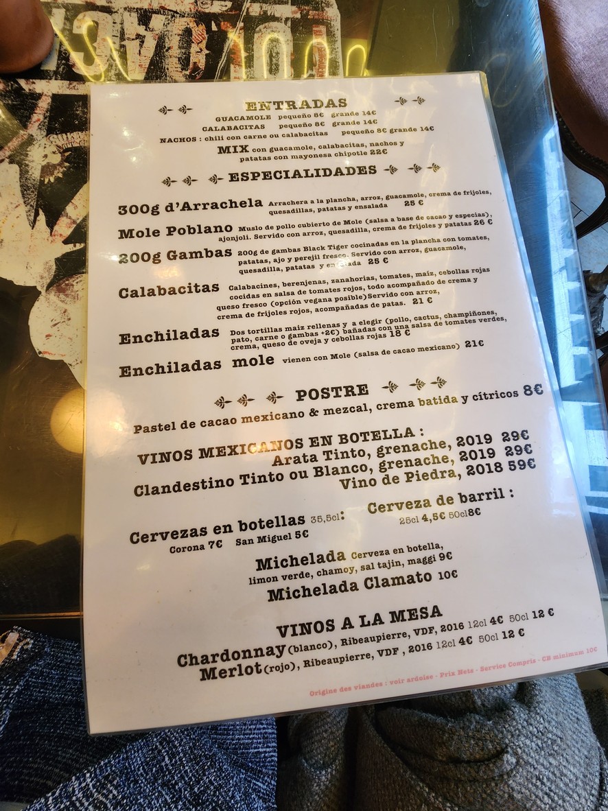 Toloache menu 2