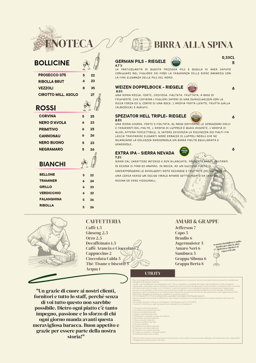 La Bonora menu 2