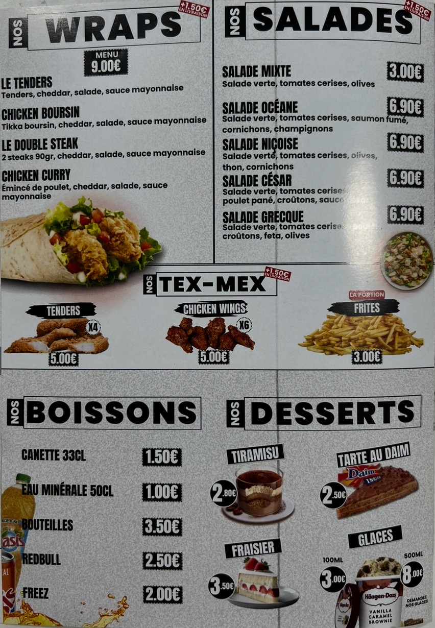 Delice Pizza menu 5