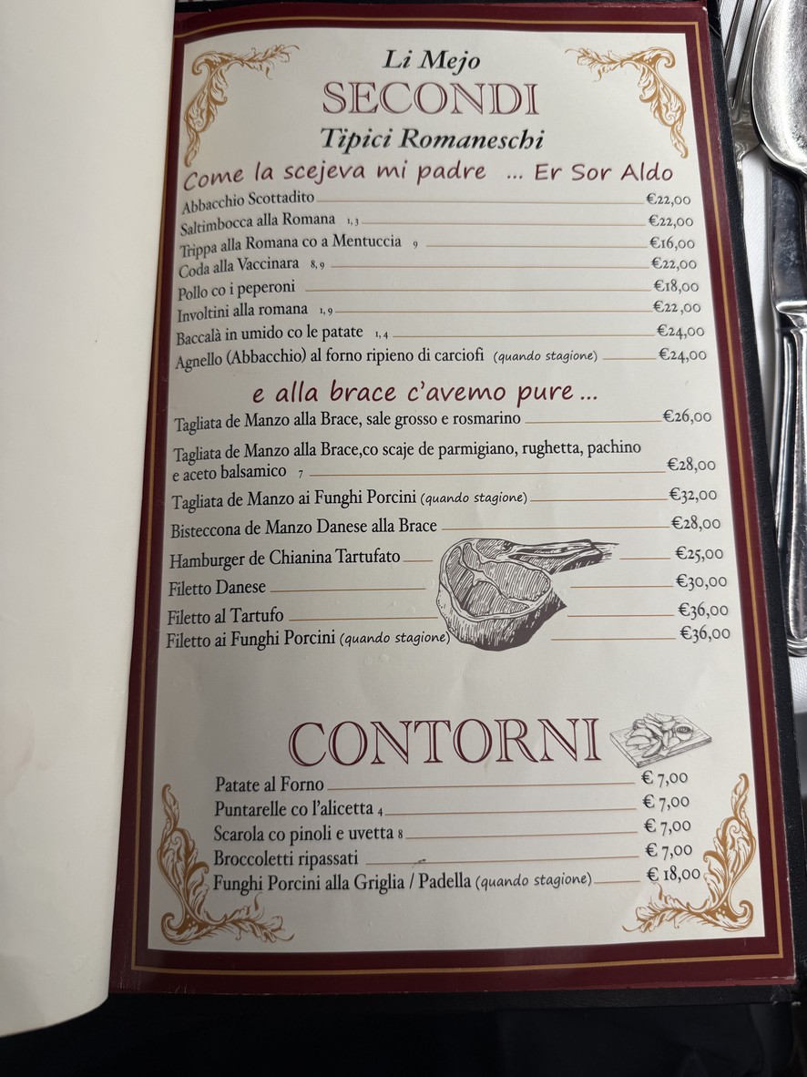 Ristorante La Villetta dal 1940 menu 3