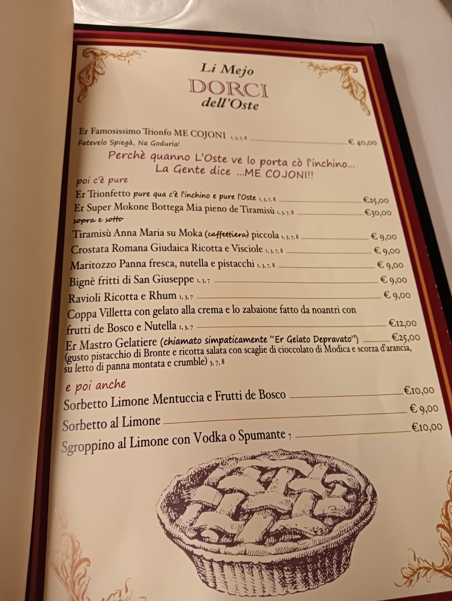 Ristorante La Villetta dal 1940 menu 4