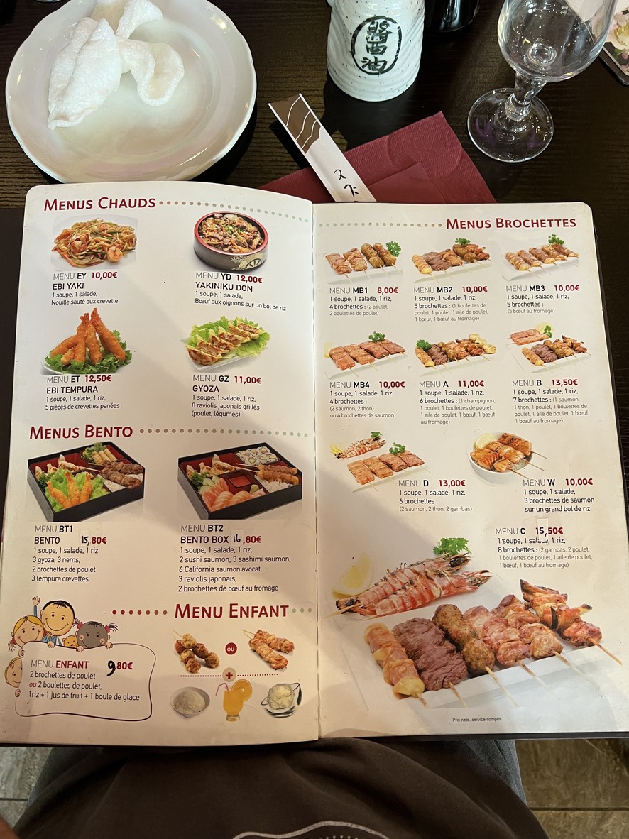 Asahi Sushi & Barbecue menu 3