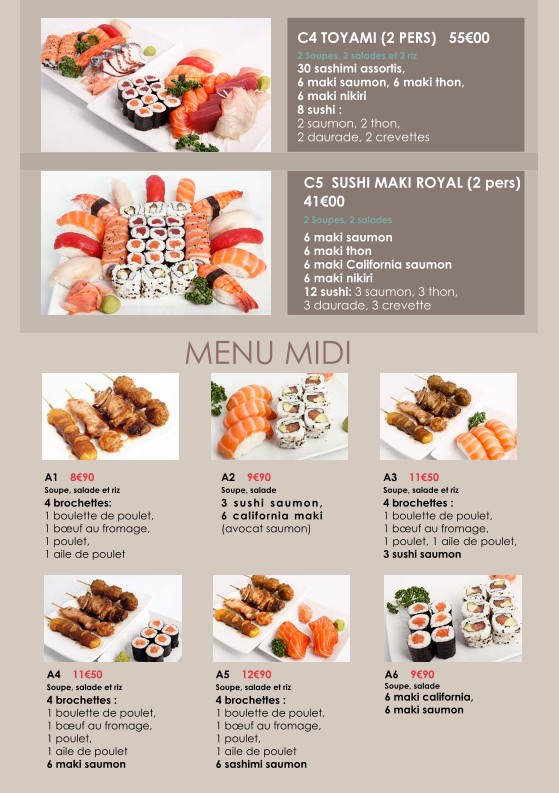 Iki Sushi menu 4