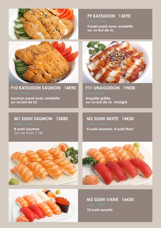 Iki Sushi menu 5