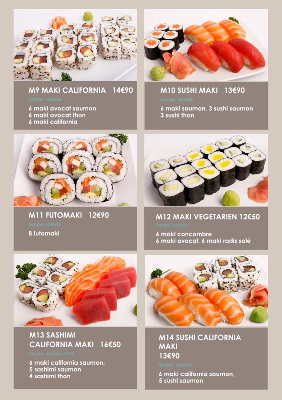 Iki Sushi menu 8