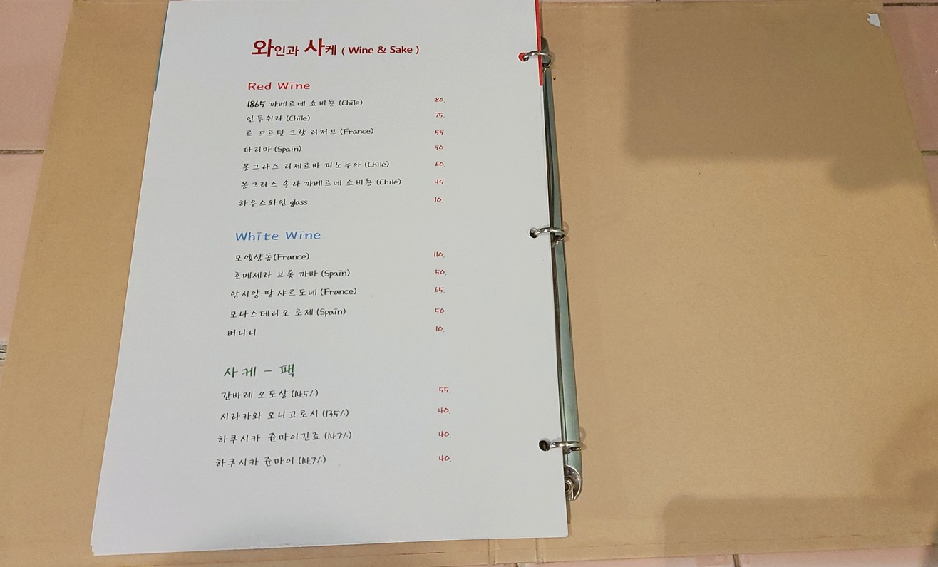 Mire Sōnyon menu 3