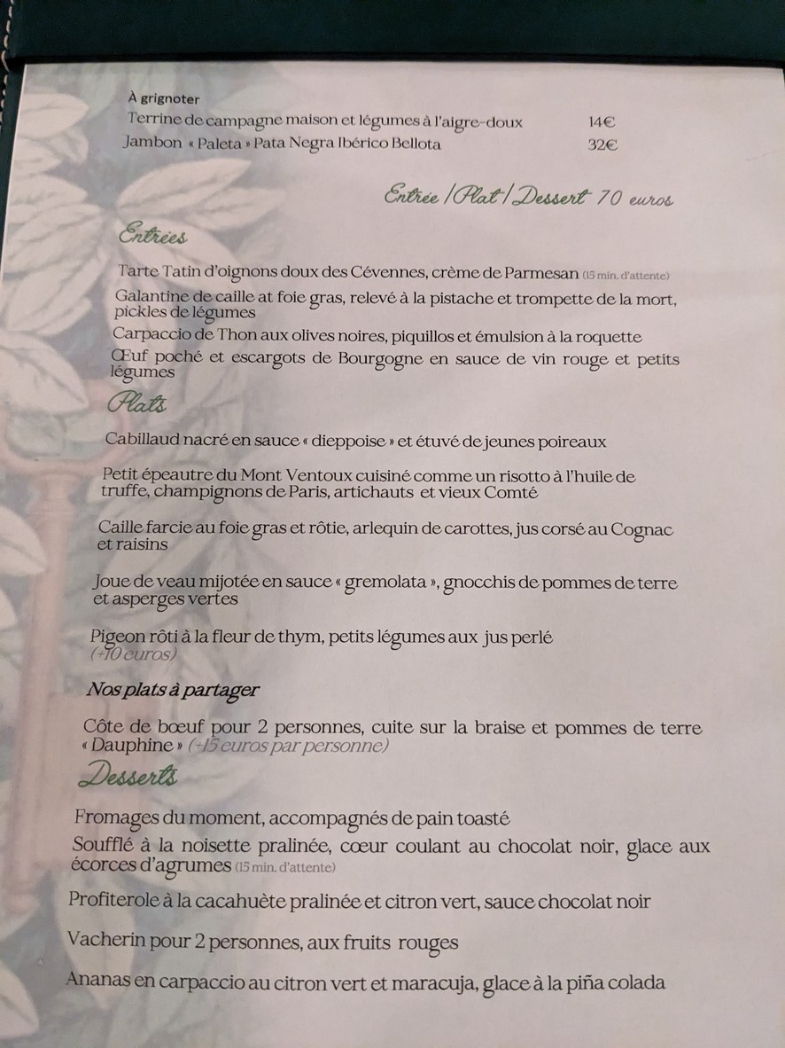 L'Entredgeu menu 1