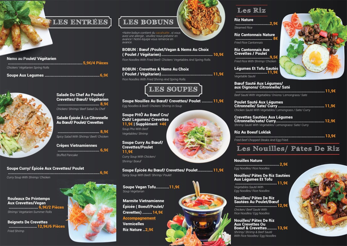 Saigon Deli menu 1