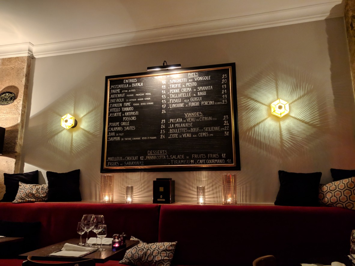 Le Bistro d'Alberto menu 1