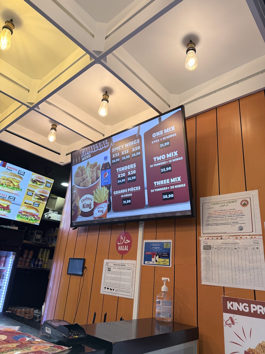 Chicken's king Aubervilliers menu 2