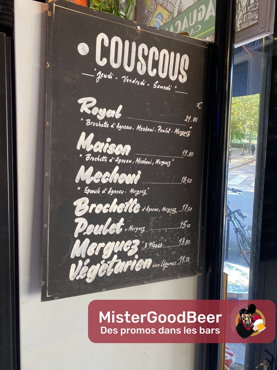 Le Val Royal menu 3