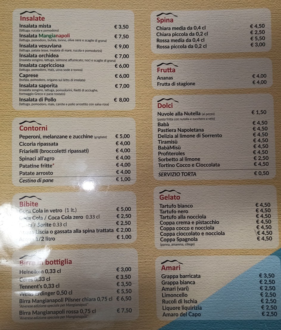 Mangianapoli Levio menu 3
