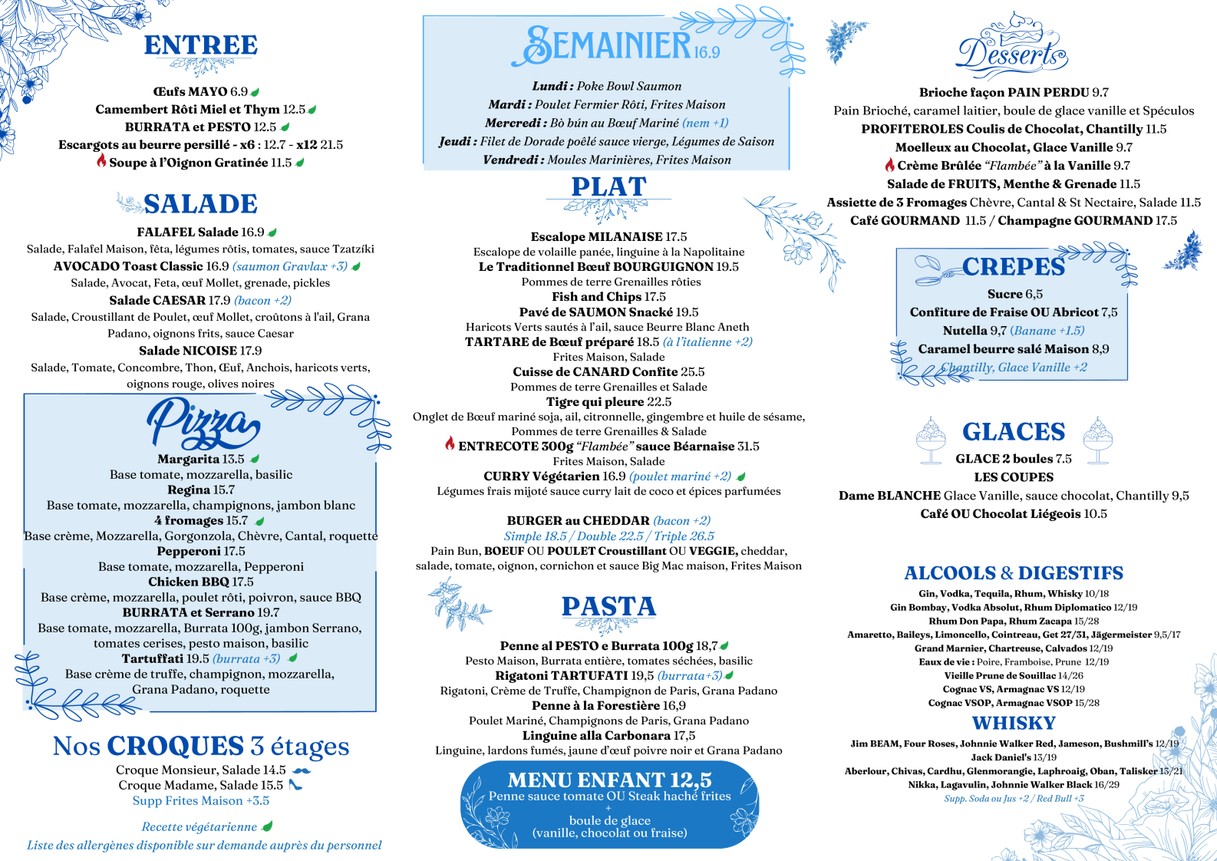 Las Turbinas menu 1