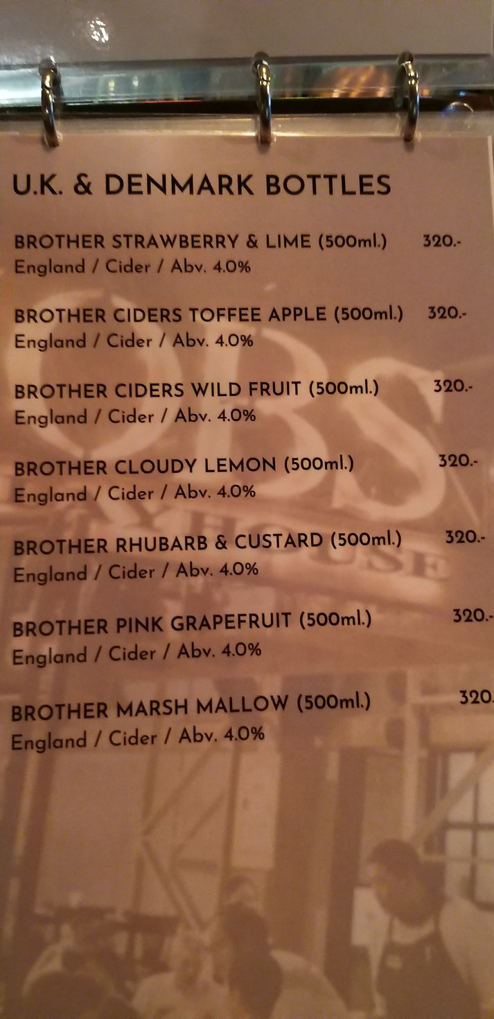 HOBS The Playhouse menu 4