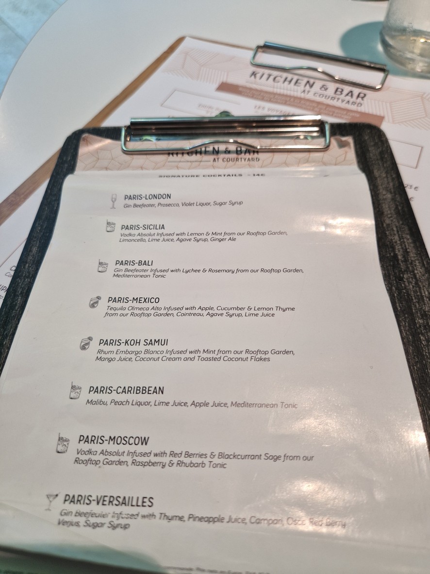 Kitchen & Bar @Gare de Lyon menu 3