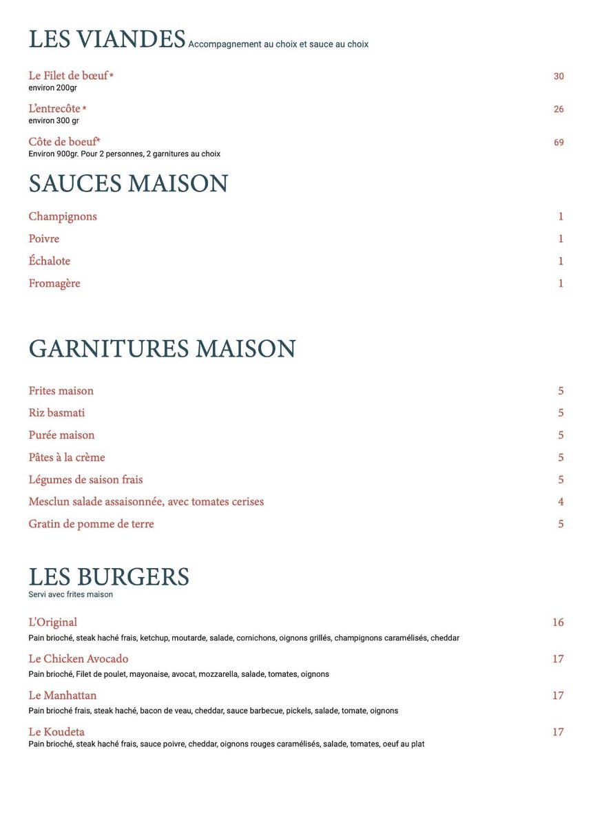 كوديتو menu 4