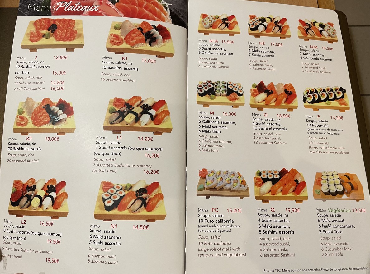 Okayama menu 2