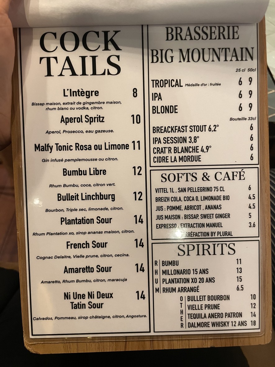 Binchotan menu 2