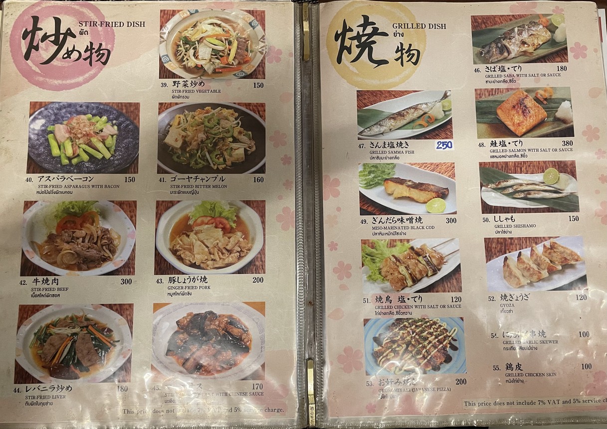 Sanya menu 2