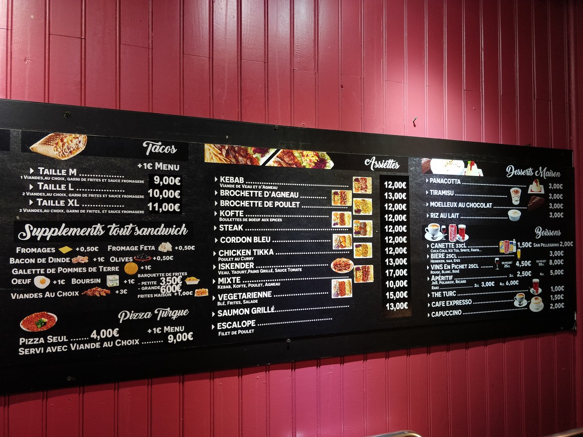 La Petite Terrasse menu 3