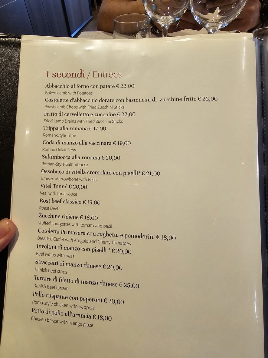 Il Matriciano menu 3